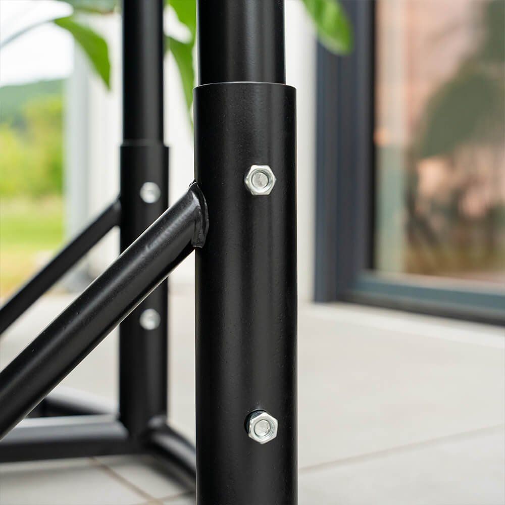 Poltrone pensili da giardino: Hängesessel BOHO aus Seilgeflecht - GRAU - 2 Sitzer – Nuovo e nell'imballaggio originale da Wallenwil venduto da toesstal-vertrieb 4