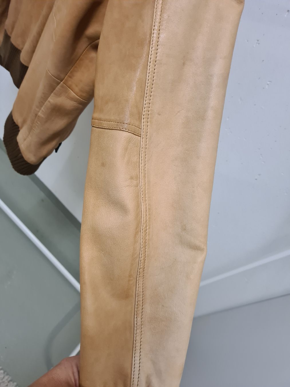 Esprit Giacche: Esprit, Lederjacke, Herren, gr. M, cognac – Usato da Steinhausen venduto da MilaB 8