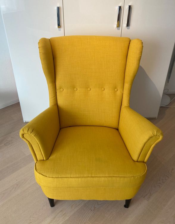 Ohrensessel senfgelb (IKEA STRANDMON Ohrensessel) Kaufen auf Ricardo