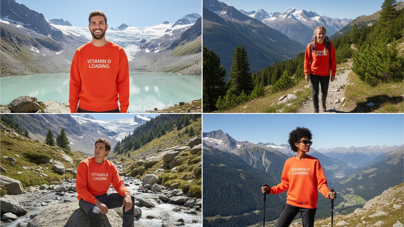Pulls & Sweat-shirts: Vitamin D Loading! Winter-Sweater, Orange, Grösse L – Neuf avec emballage d'origine à Biel/Bienne par Bolagol9 2