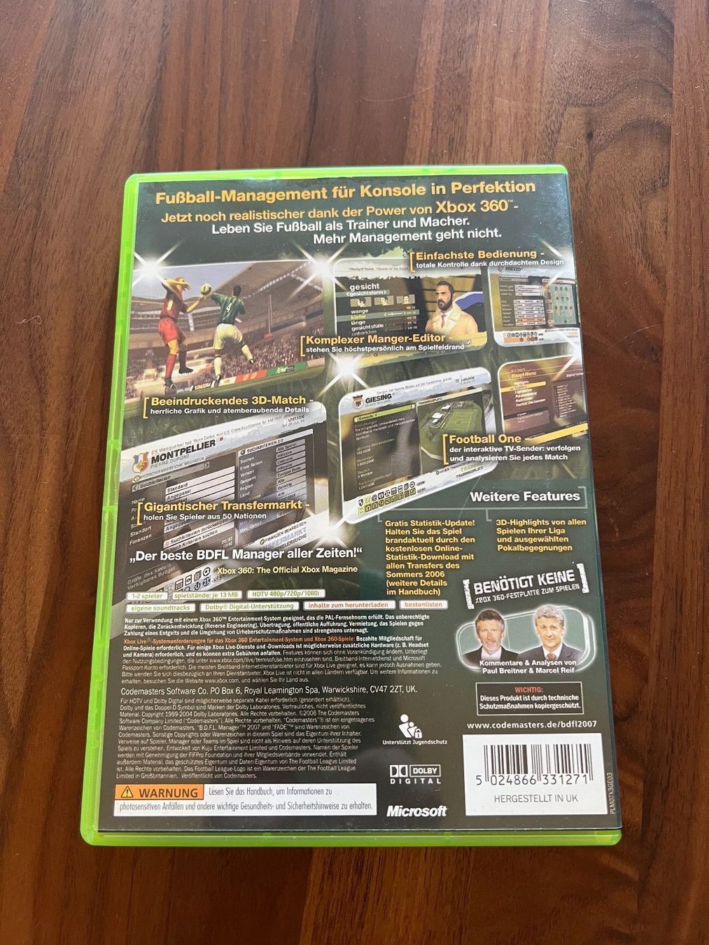 Microsoft Giochi: BDFL Manager Xbox 360 – Usato da Dübendorf venduto da CellarSeller 1
