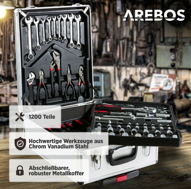 Alle Werkzeuge: 159.- Schnäppchen! 1200-tlg Alu Werkzeugkoffer Werkzeugkist – Neu und originalverpackt aus Suhr von TopQuali123 6