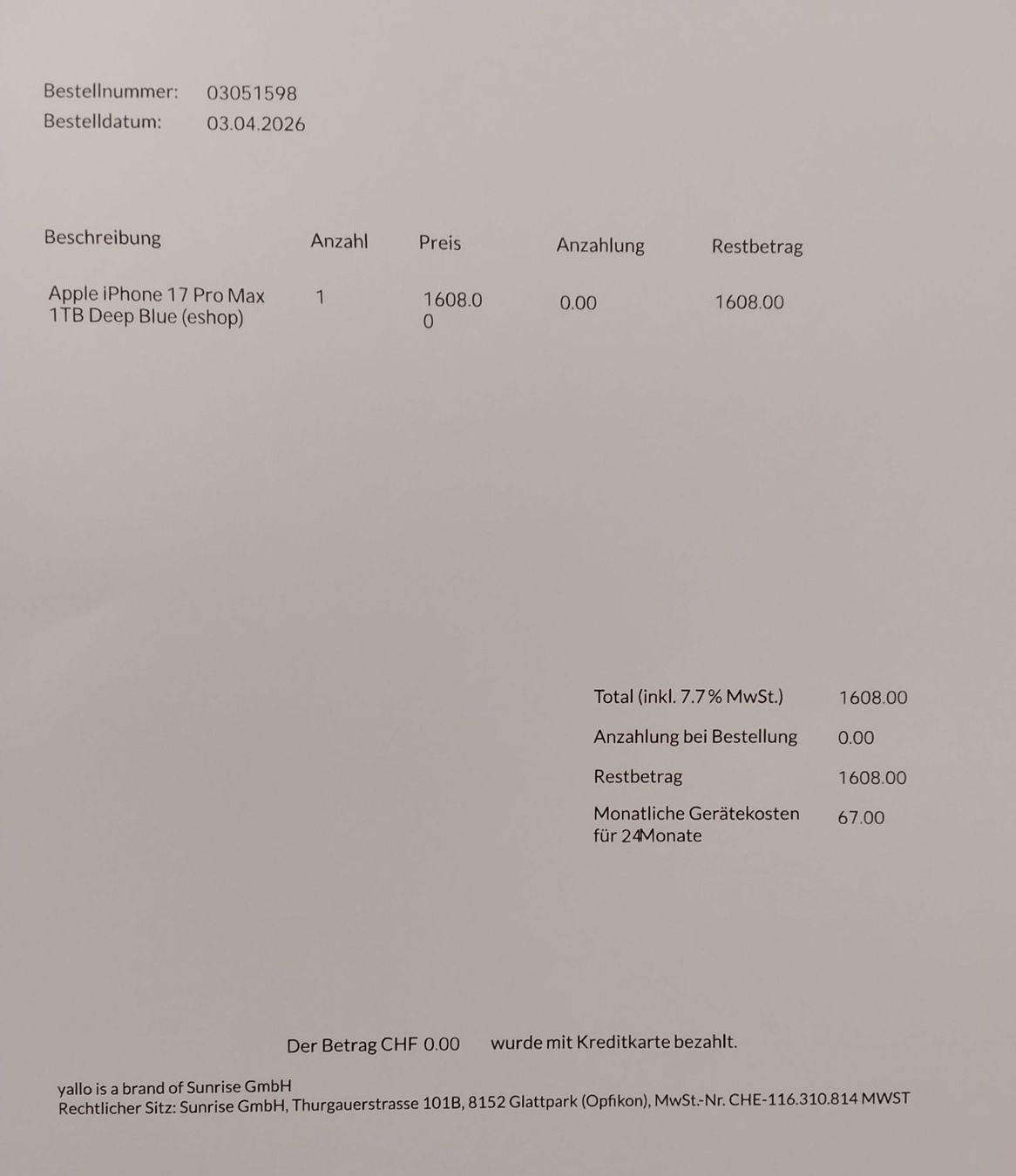 Apple Handys / Smartphones: Handy – Neu (gemäss Beschreibung) aus Niederuzwil von sma_20 9