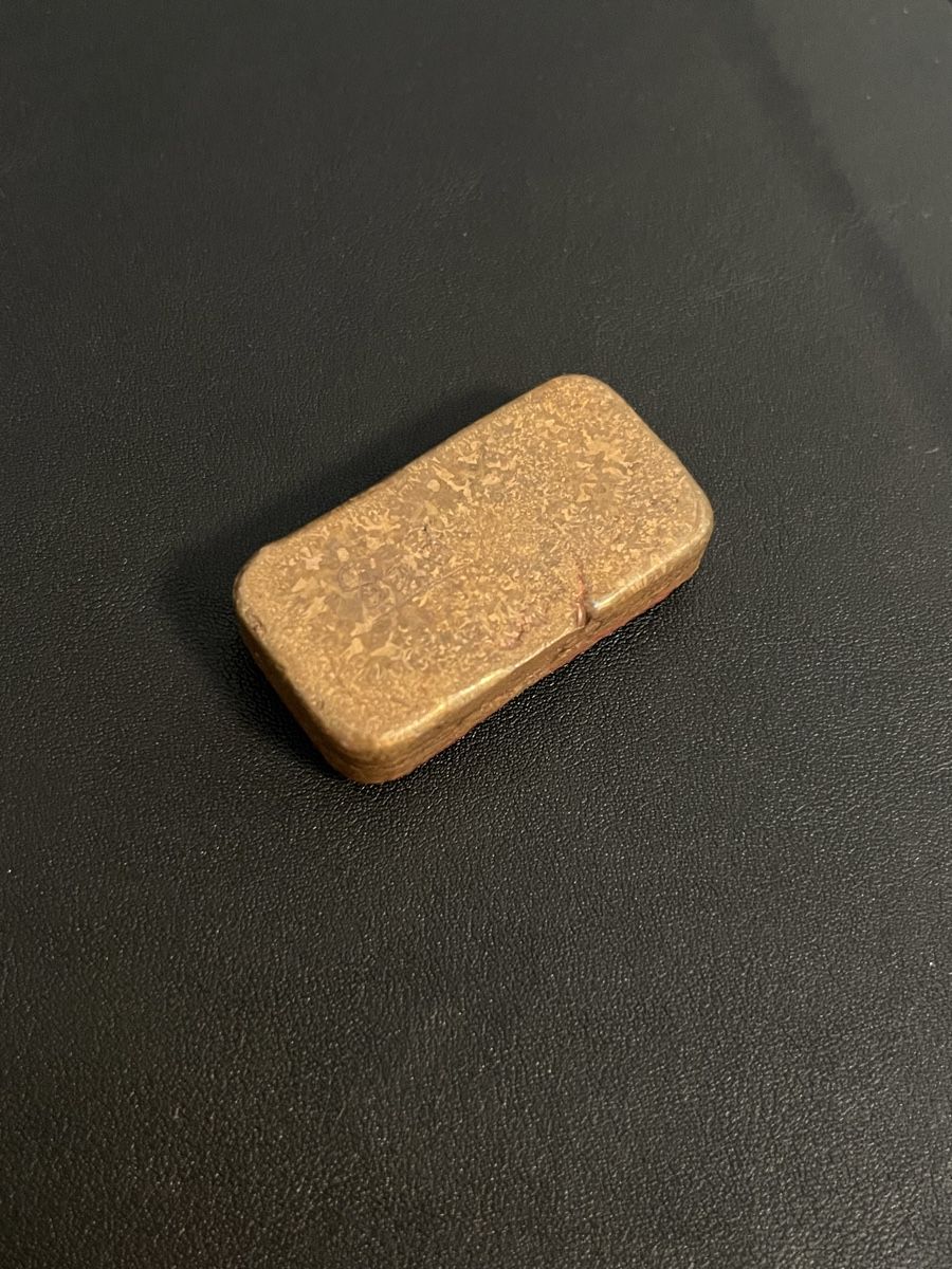 Edelmetalle: Kupferbarren, Eigenguss, 86g – Gebraucht aus Würenlos von KLG_3TBs