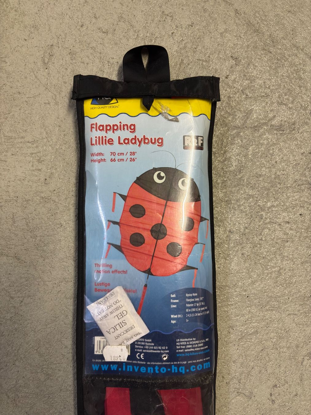 Spielzeuge: Flapping Ladybug Drachen – Gebraucht aus Sonterswil von VD-Service