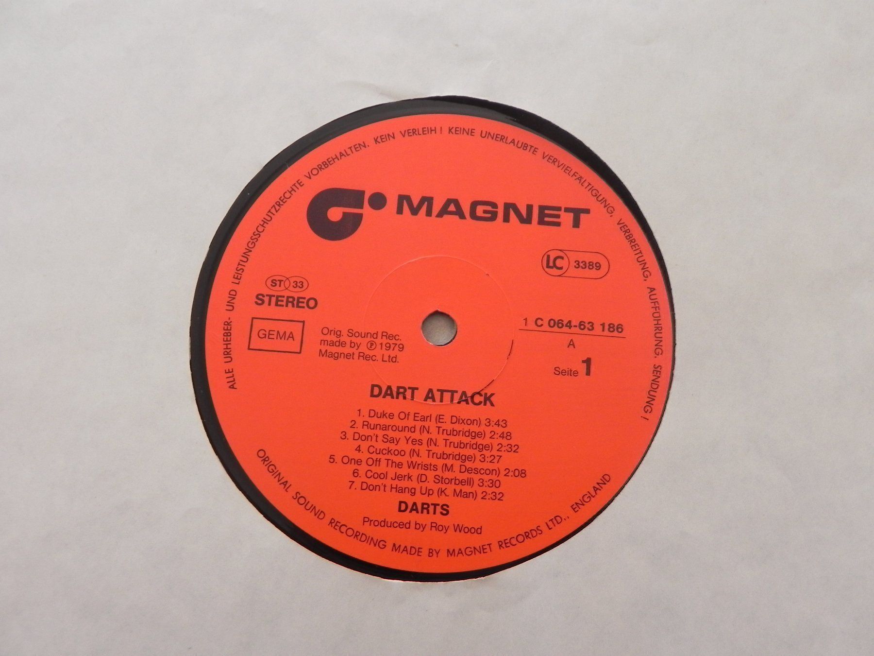 Vinyles: LP brit. Rock Doo Wop Band Dart Attack – D'occasion à Siebnen par krimsie 2