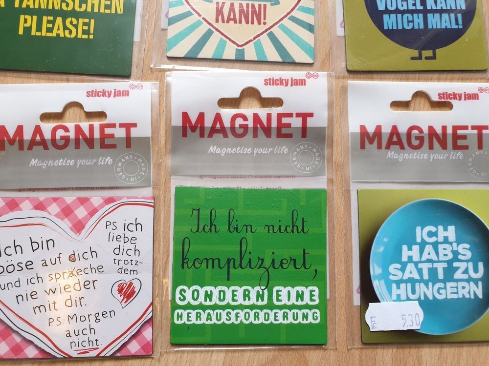 11 mit Sprüchen NP 58.30 Kaufen auf Ricardo