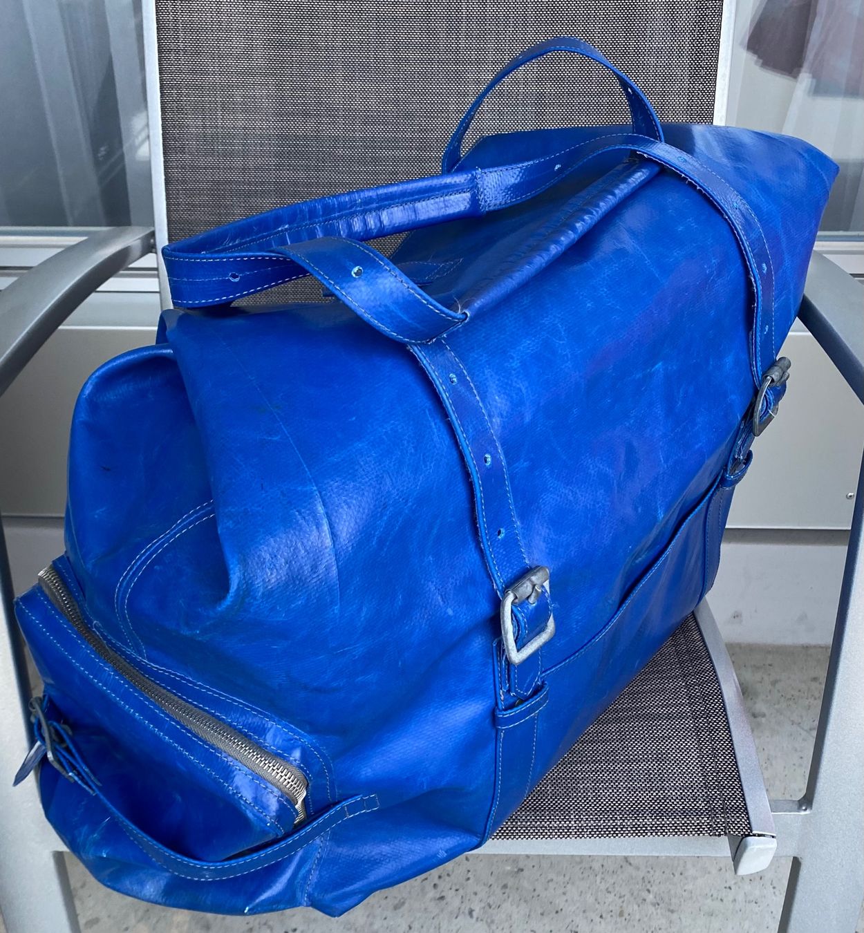 Freitag Borse: Freitag Reference R516 Hilten Weekender-Tasche - blau – Usato da Bern venduto da Mimmo00 2
