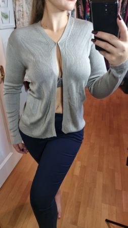 Schicker Feinstrick Cardigan Gr.38/40 ideal für Herbst 🍂