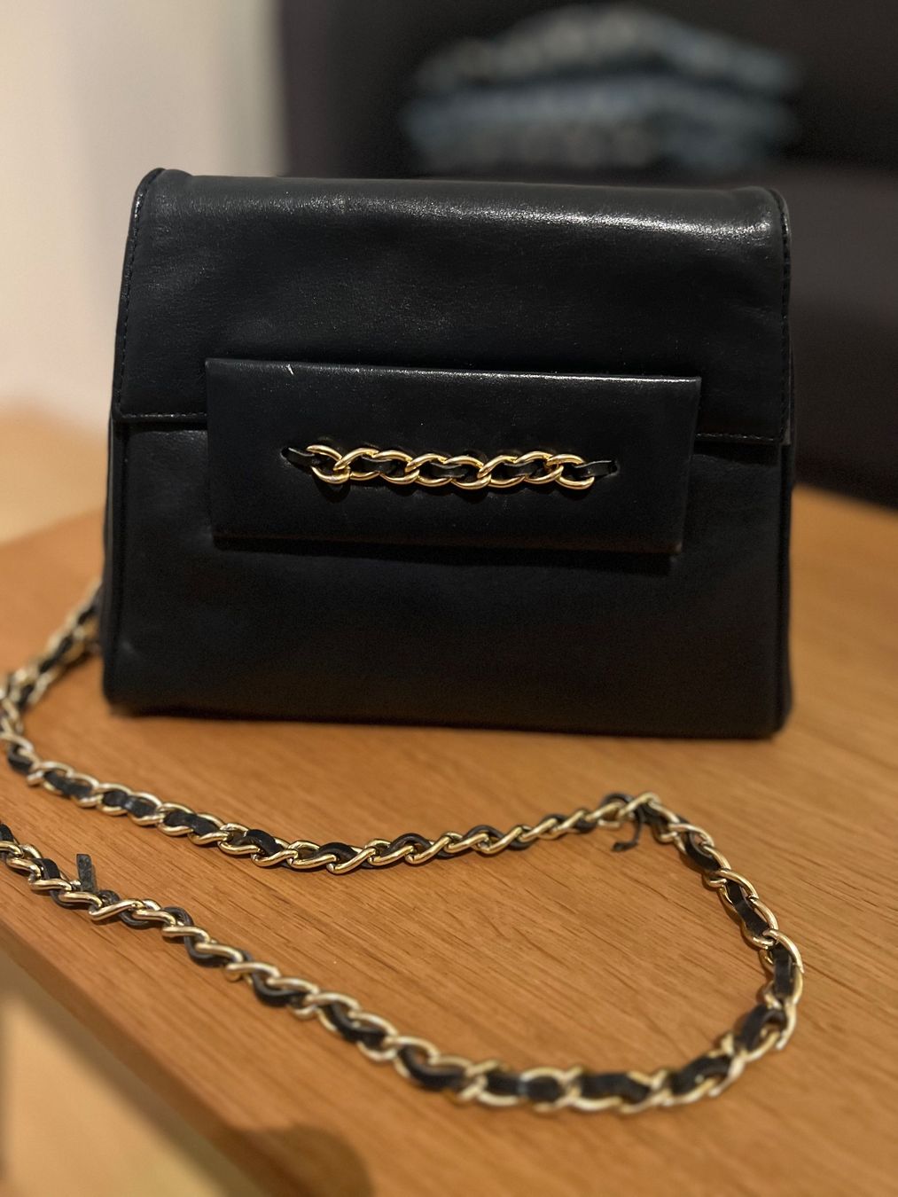 Borse da donna: *Vintage Lederhandtasche Navy* – Usato da Zürich venduto da prima.01 1