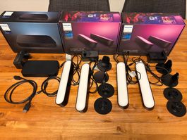 Philips Hue Play HDMI Sync Box + 4x Philips Hue Play