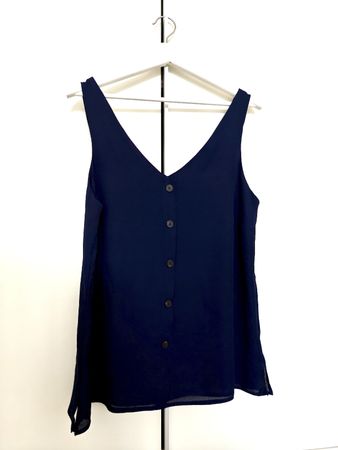 Bluse - Dunkelblau - Gr. 40/42