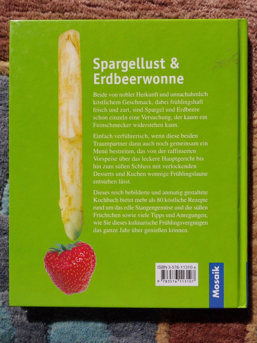 Libri: Spargellust & Erdbeerwonne – Usato da Uster venduto da urs_75by 1