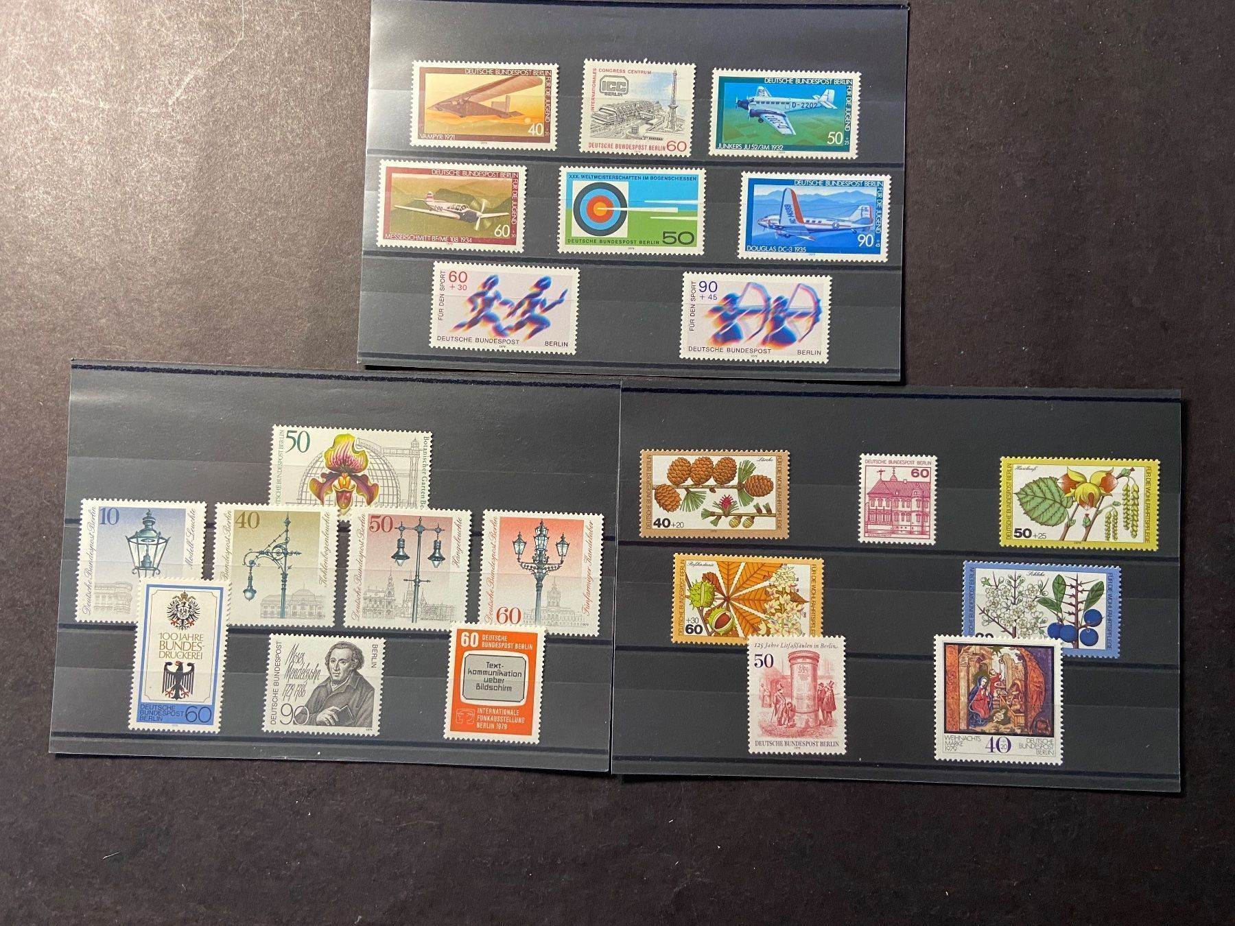 Alle Briefmarken: Berlin 1979 Jahresausgabe  ** – Gebraucht aus Wil SG von fva01