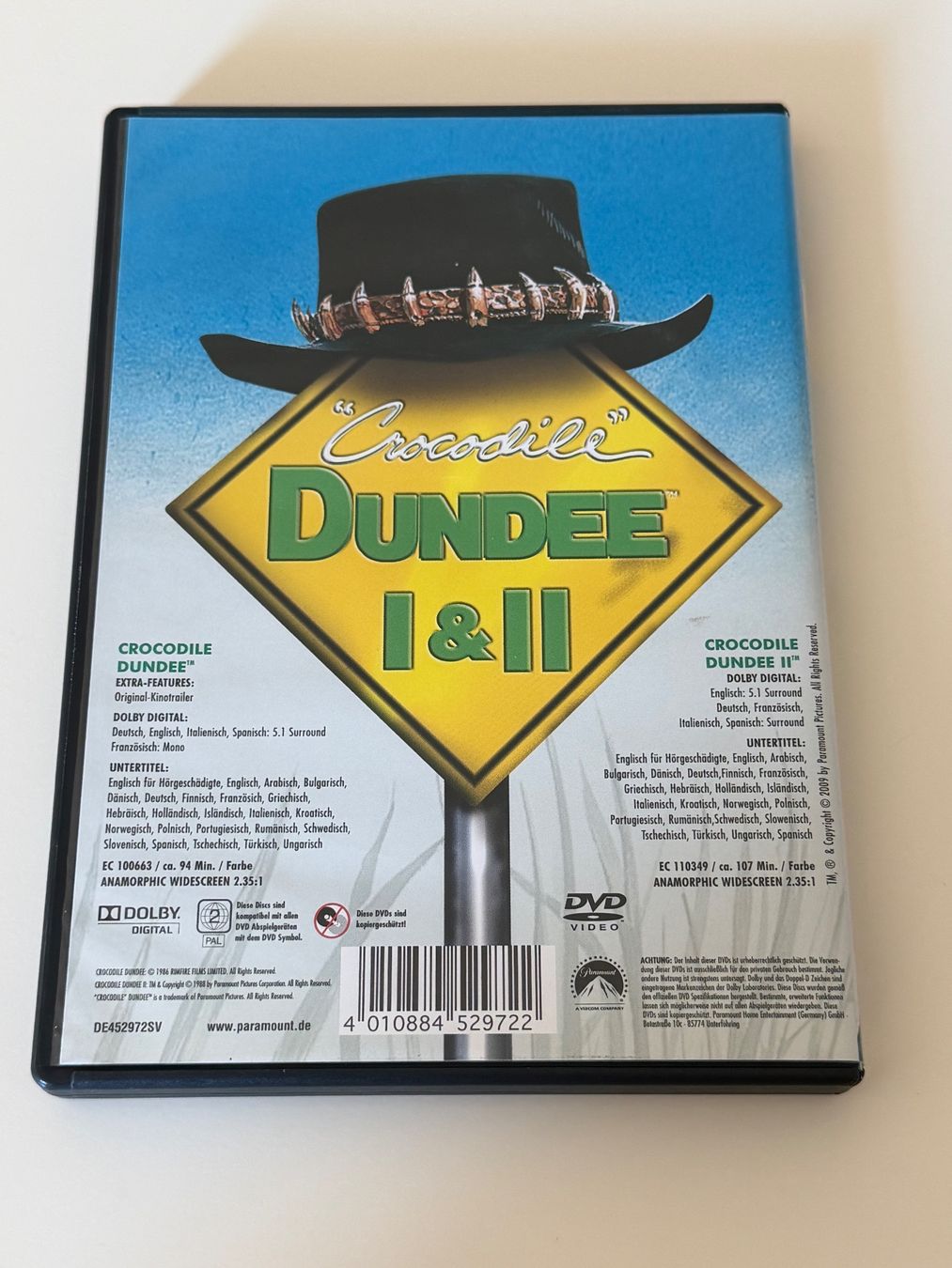 Alle DVDs: DVD Crocodile Dundee I & II – Neu (gemäss Beschreibung) aus Altstätten SG von sheamus 1