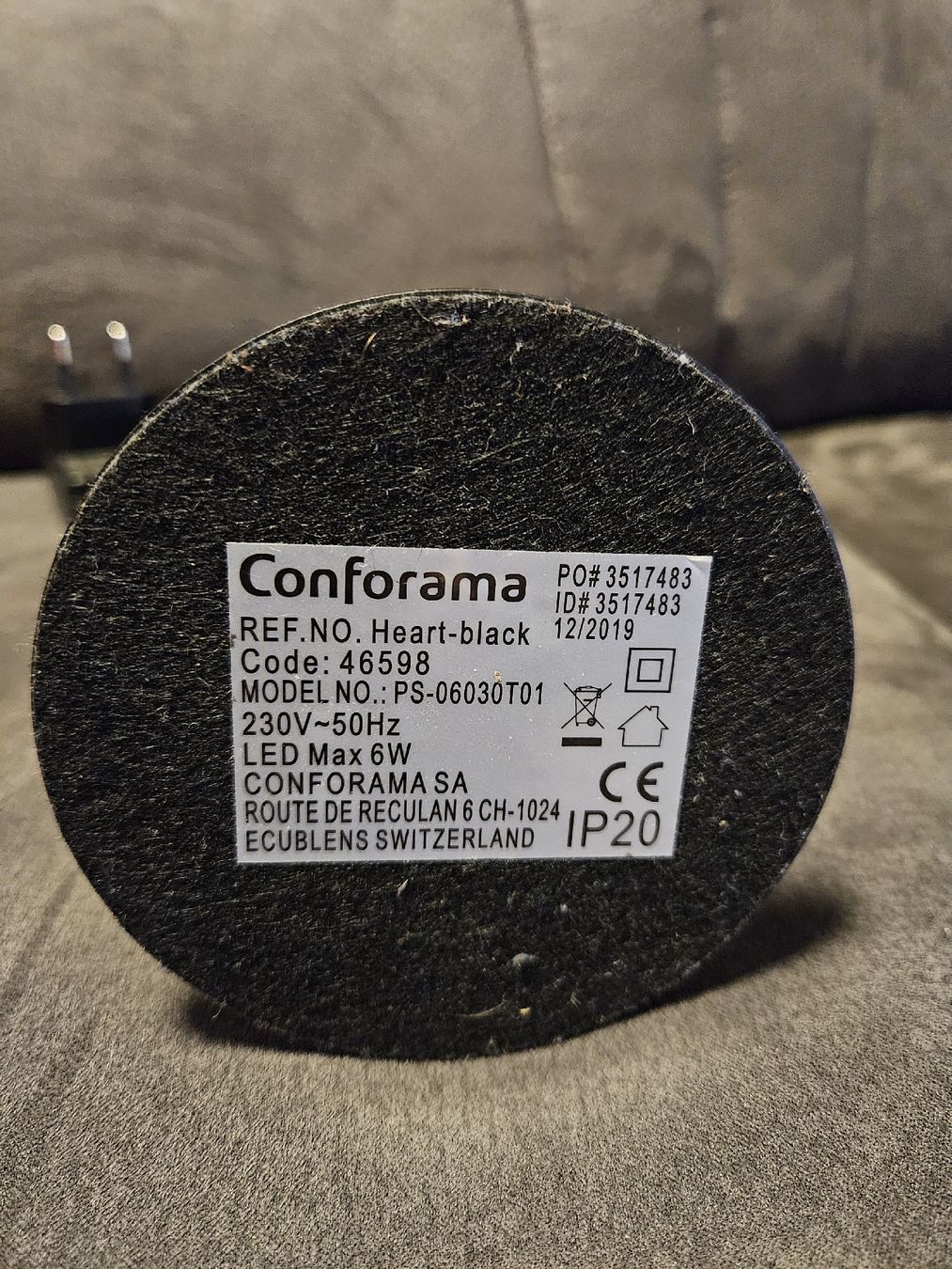 Conforama Lampade: 2 herzförmige LED Lampen von Conforma – Usato da Itingen venduto da punkyclown84 1