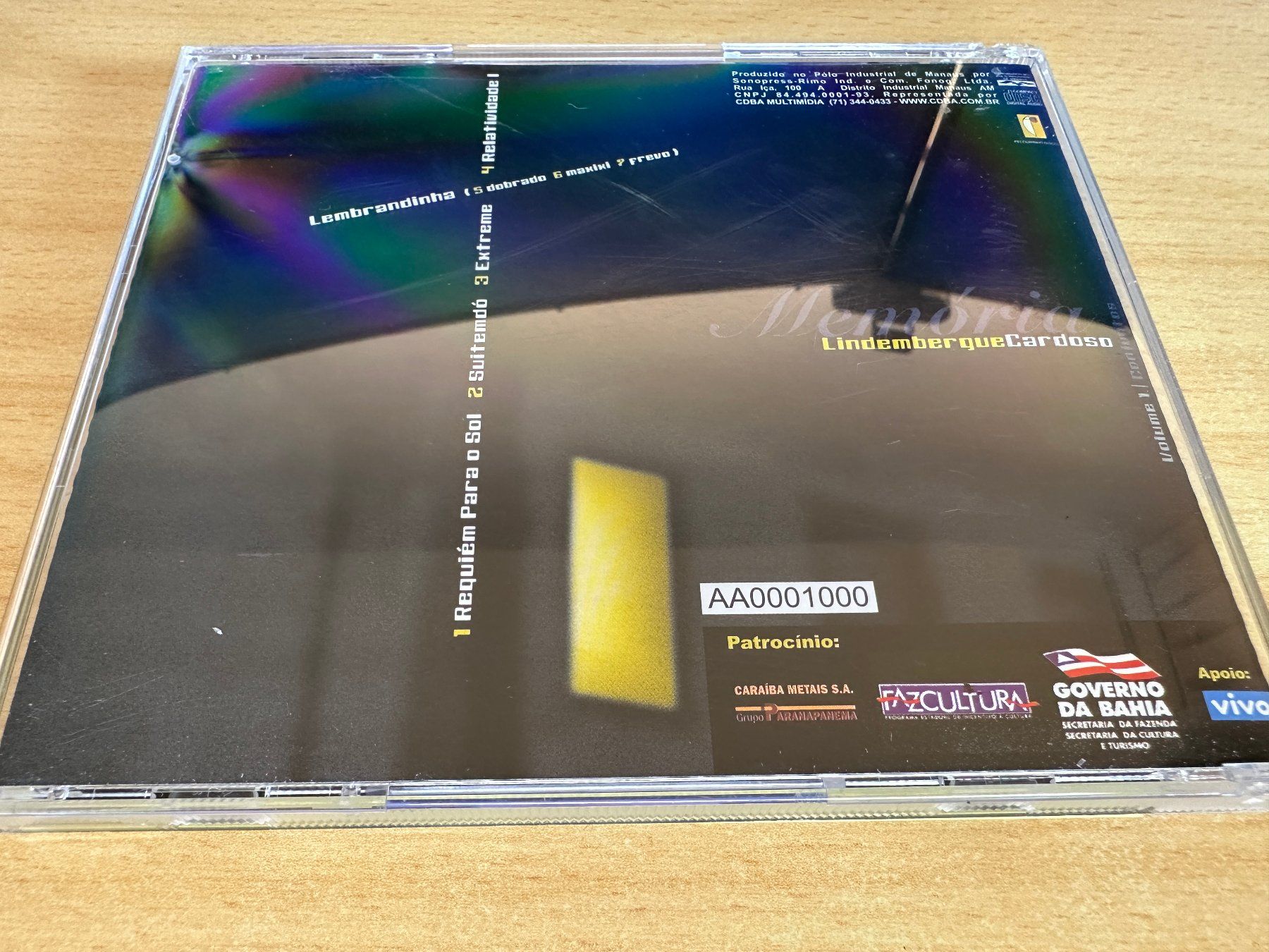 CD: Lindemberque R. Cardoso - Memoria – Usato da Rikon im Tösstal venduto da Alpenmutz 1