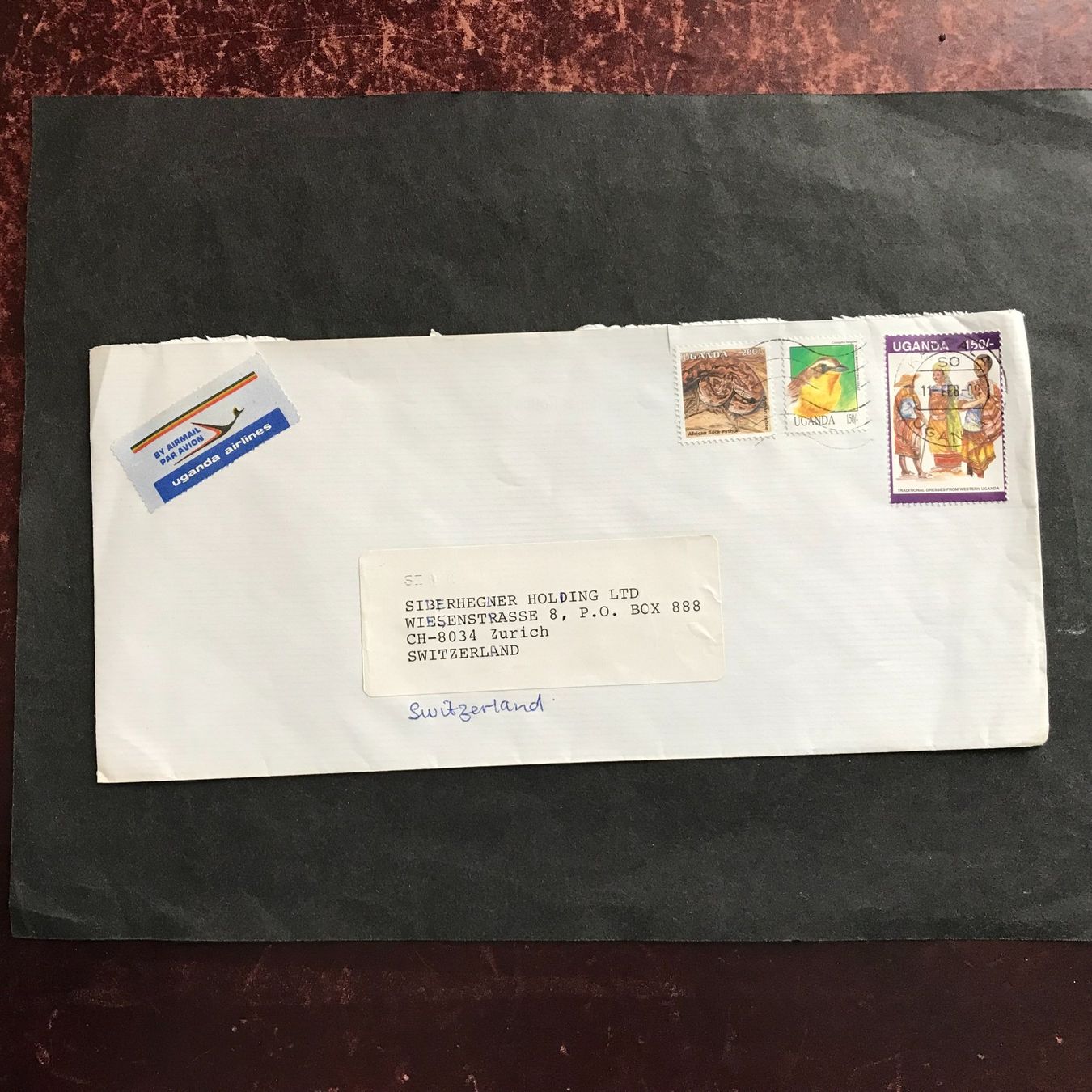 Tutti i francobolli: UGANDA, 2 Briefe – Usato da Uitikon Waldegg venduto da Gooddeal05 2