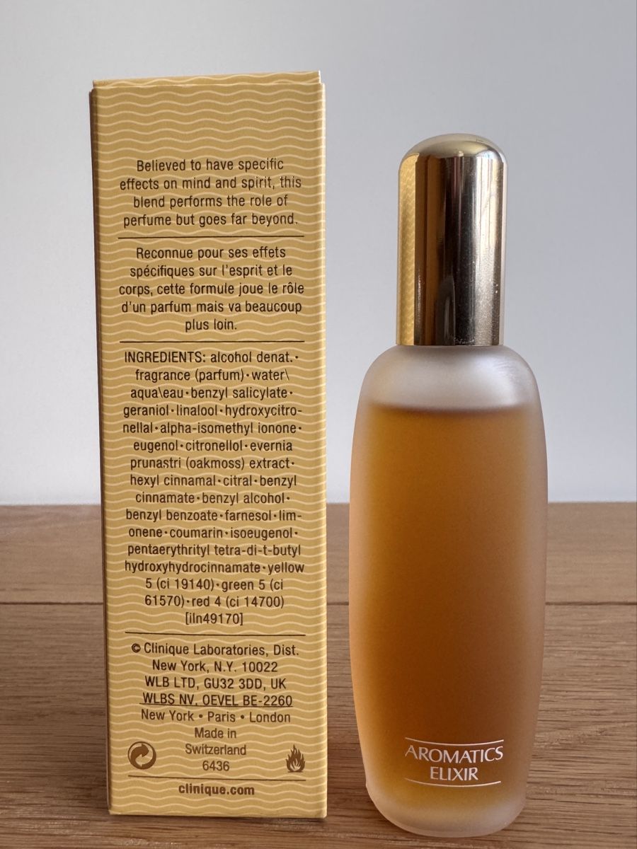 Clinique Profumi & Eau de Toilette: Clinique Aromatics Elixir Parfum Spray 25ml – Usato da Zürich venduto da Mirwais 2