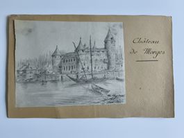 Chateau Morges dessin1916