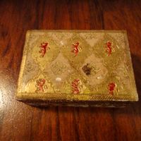 Florentier Schmuckschatulle Gold Vintage.