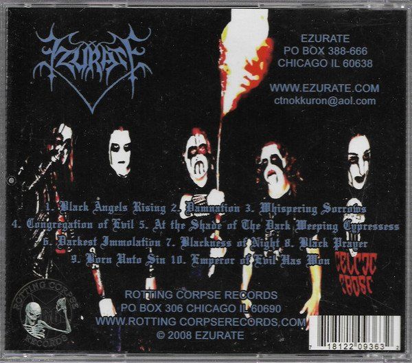 CD: CD EZURATE - BLACK METAL – Usato da PORRENTRTUY venduto da RABAIS_SPORT 1