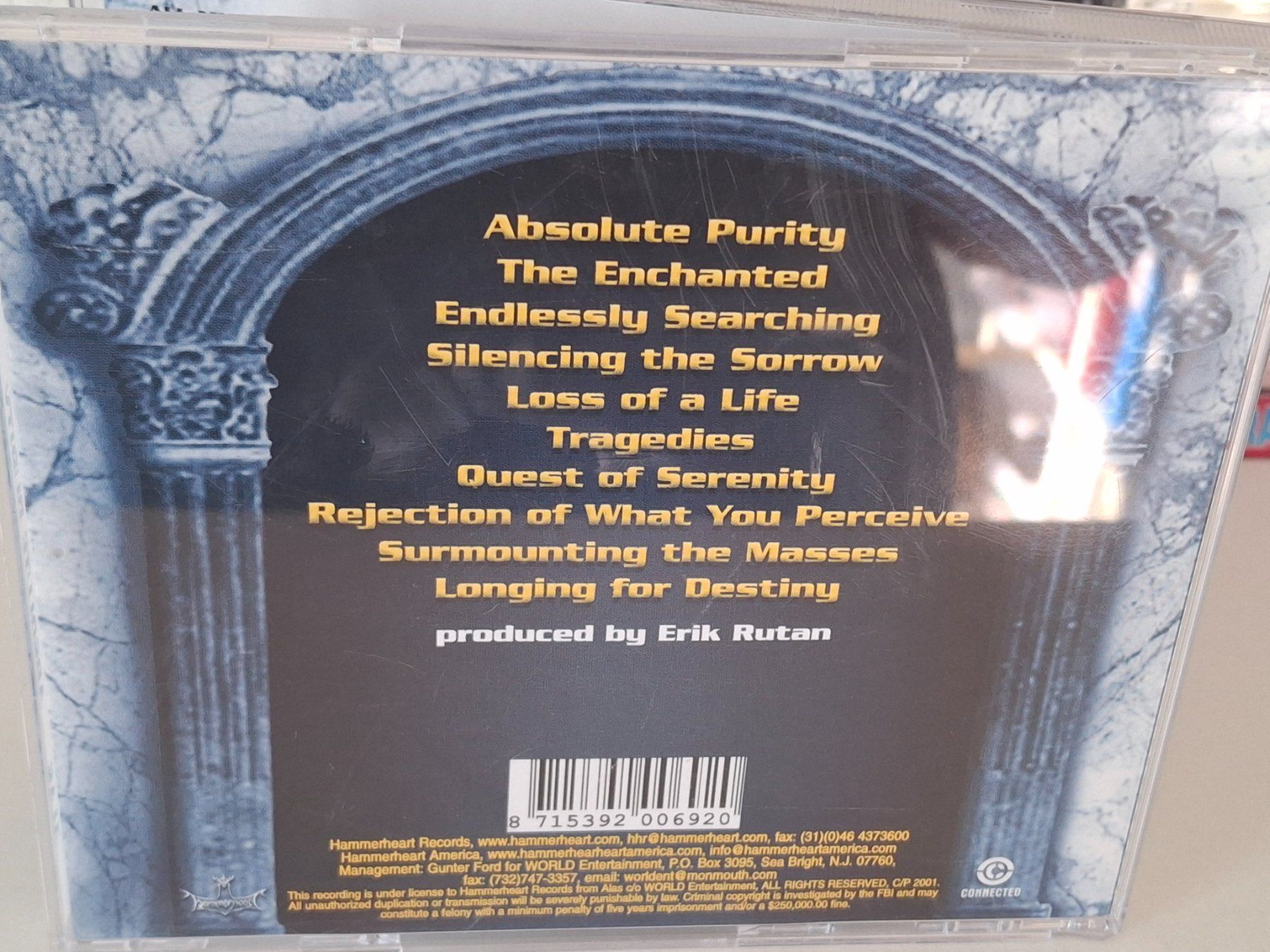 CDs: CD Alas - Absolute Purity - prog. Metal – Gebraucht aus Aarberg von Jackup1 1
