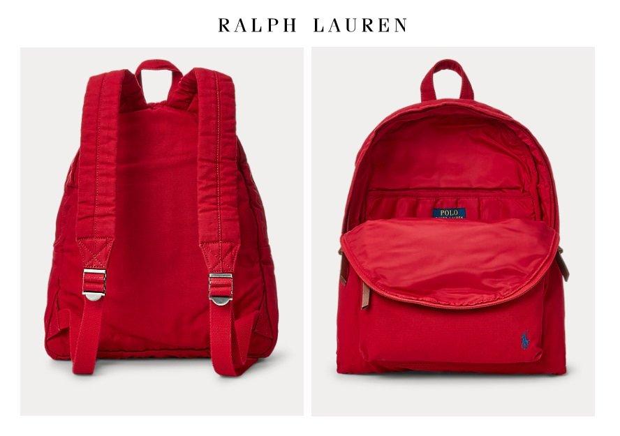 70% OFF - Polo Ralph Lauren Canvas Backpack | Kaufen auf Ricardo