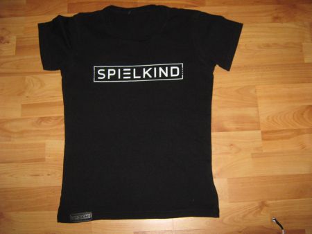 Spielkind Kinder T-Shirt schwarz, Grösse XXS