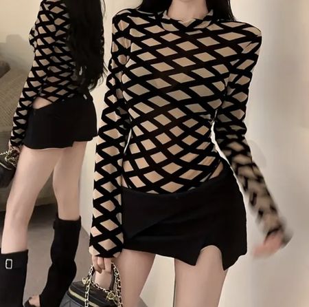 Chic Dolcevita body a maniche-tg M/L-nuovo stile
