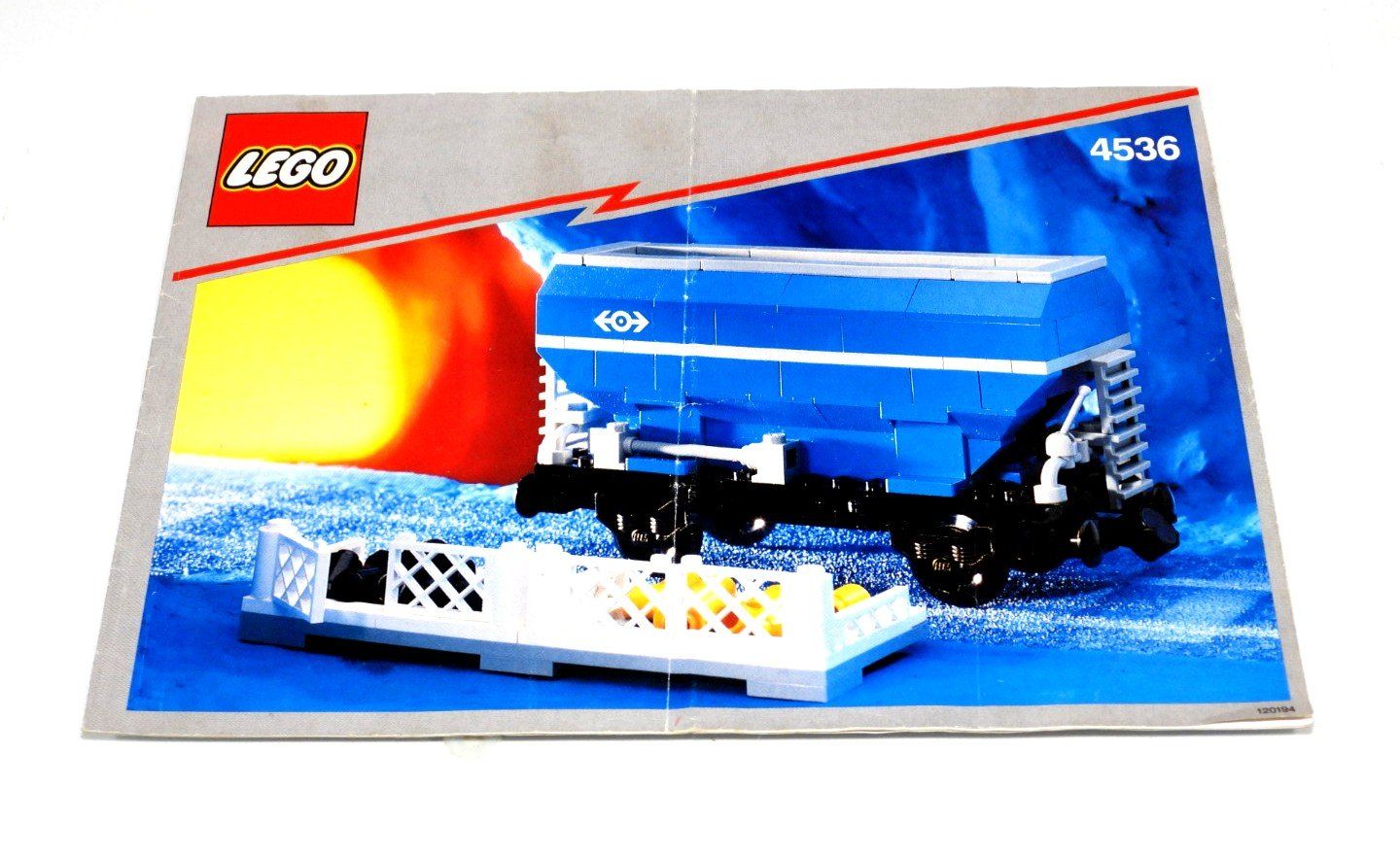 Lego Baukästen: LEGO EISENBAHN 4536 BLAUER SCHÜTTGUTWAGON – Gebraucht aus Turbenthal von Ddanuh 3