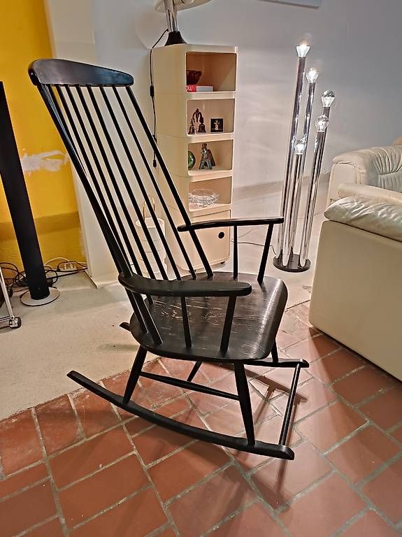 Sessel: Vintage Schaukelstuhl MCM Design – Gebraucht aus Winterthur von style-and-design.zrh 6
