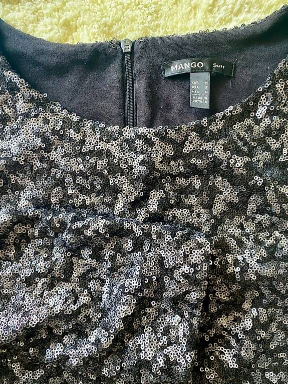 Mango Vestiti: MANGO / Paillettenkleid Schwarz / Grösse M – Usato da Zürich venduto da JLorraine 2