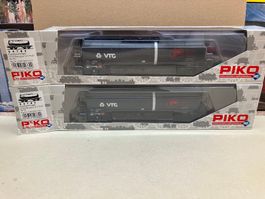 PIKO 2x54782 Knickkesselwagen "VTG Petroplus" D-VTGD, Ep. VI