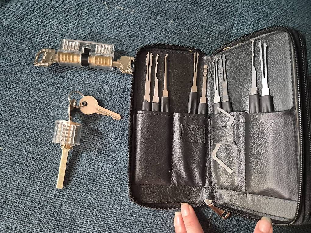 Lucchetti: Werkstein Dietrich Lockpicking Set – Usato da Winterthur venduto da Neuesim