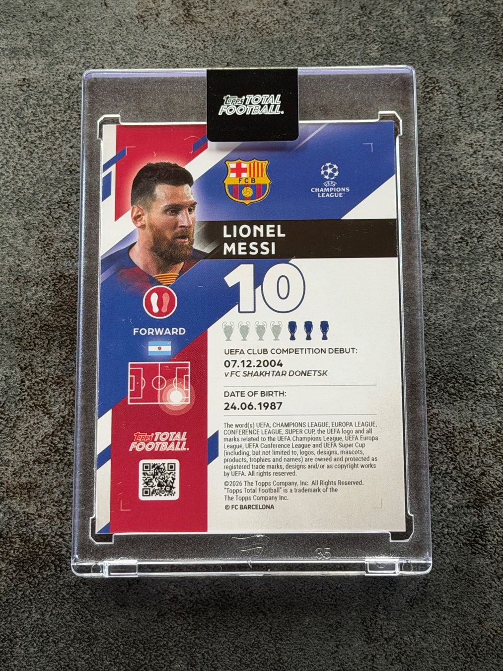 Topps Cartes à collectionner: Lionel Messi 41/50 - Topps – Neuf (Voir description) à Kaiseraugst par 420n 1