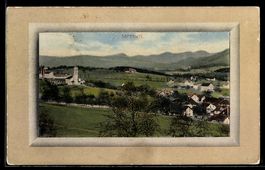 AK Safenwyl, Ortsansicht mit Kirche, im Rahmen