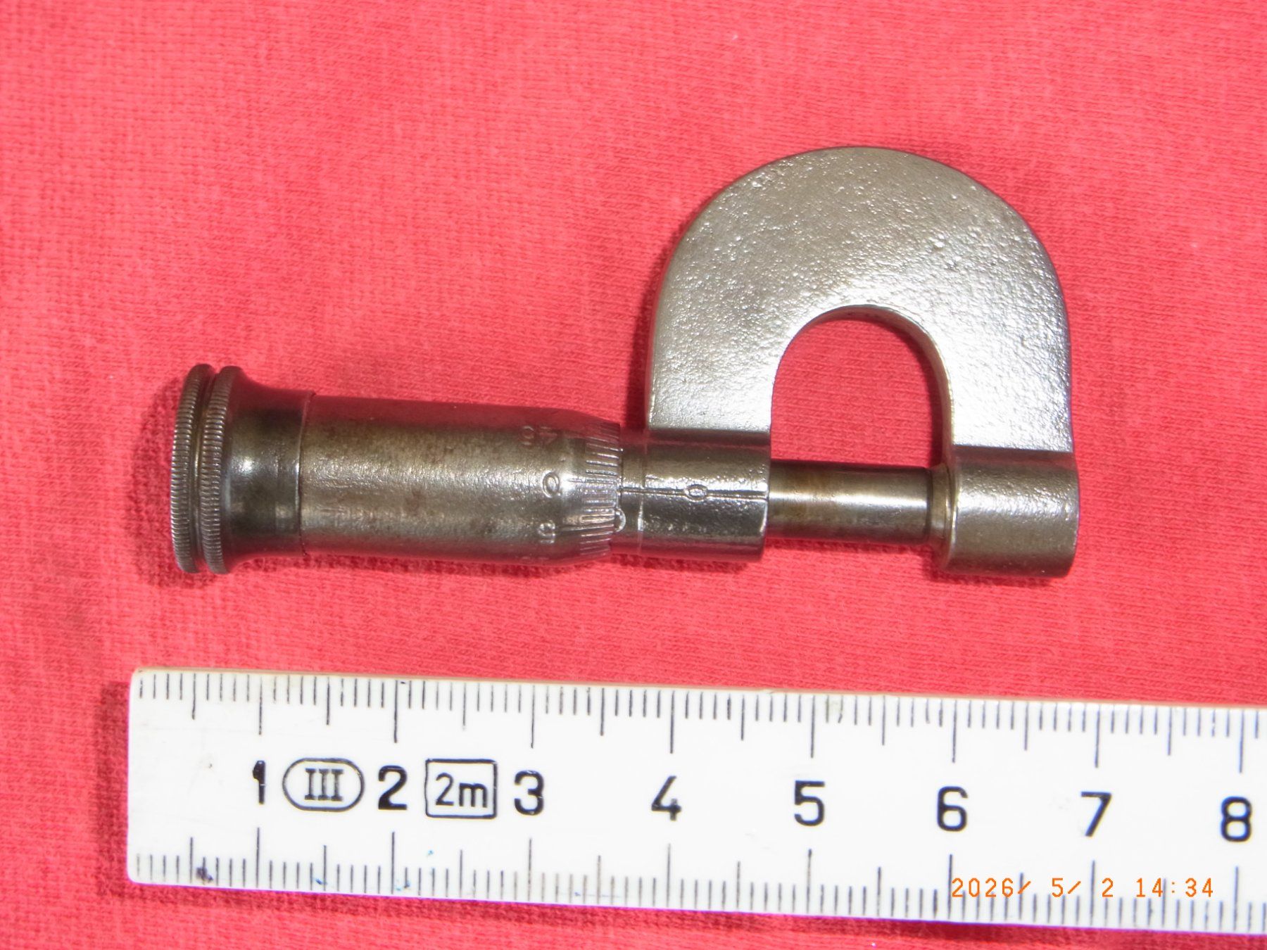 Misurare: Antikes Mikrometer, Messwerkzeug, Feinmessgerät, Vintage. – Usato da Uezwil venduto da Fauchi51