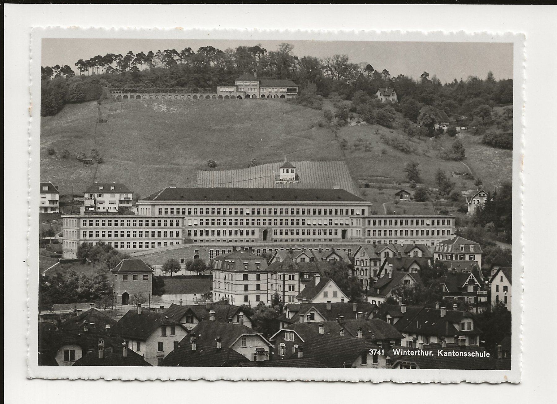 Cartoline postali: AK ca.1935 Winterthur Kantonsschule Im Lee – Usato da Greifensee venduto da 315WDO