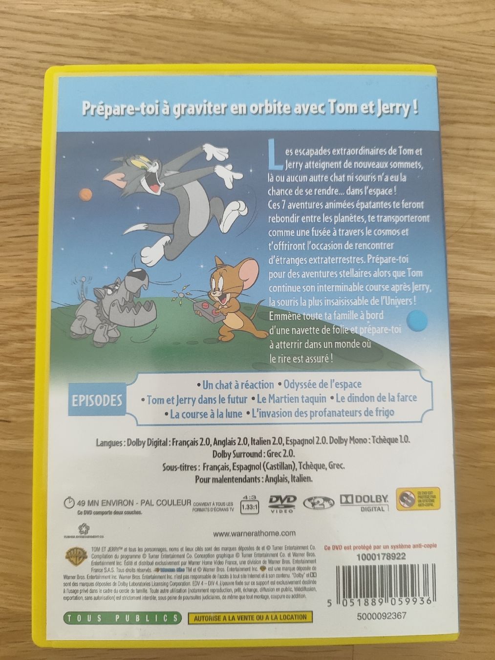 Tutti i DVDs: DVD Tom et Jerry dans l'espace – Usato da Vétroz venduto da mrcl01 2