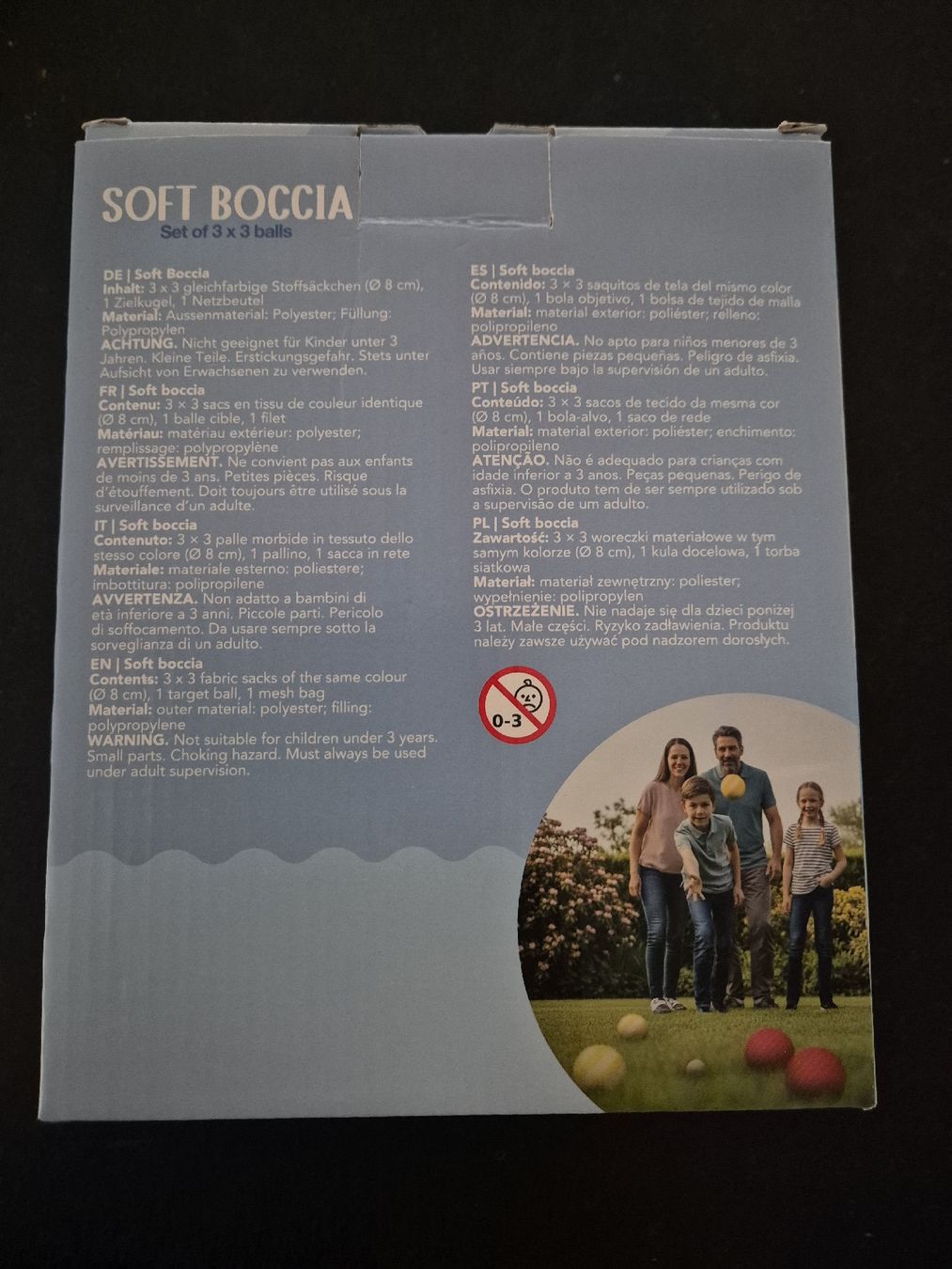 Spiele: SOFT BOCCIA Set de 9 boules + 1 blanche – Neu und originalverpackt aus Neuchâtel von viv_zf9x 2
