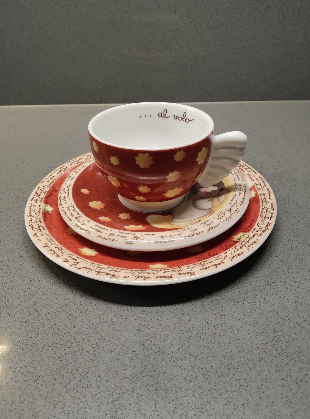 Tazze: 3er CAPPUCCINO/ KAFFEE - Set THUN 2005 – Nuovo (secondo la descrizione) da Minusio venduto da Todesca