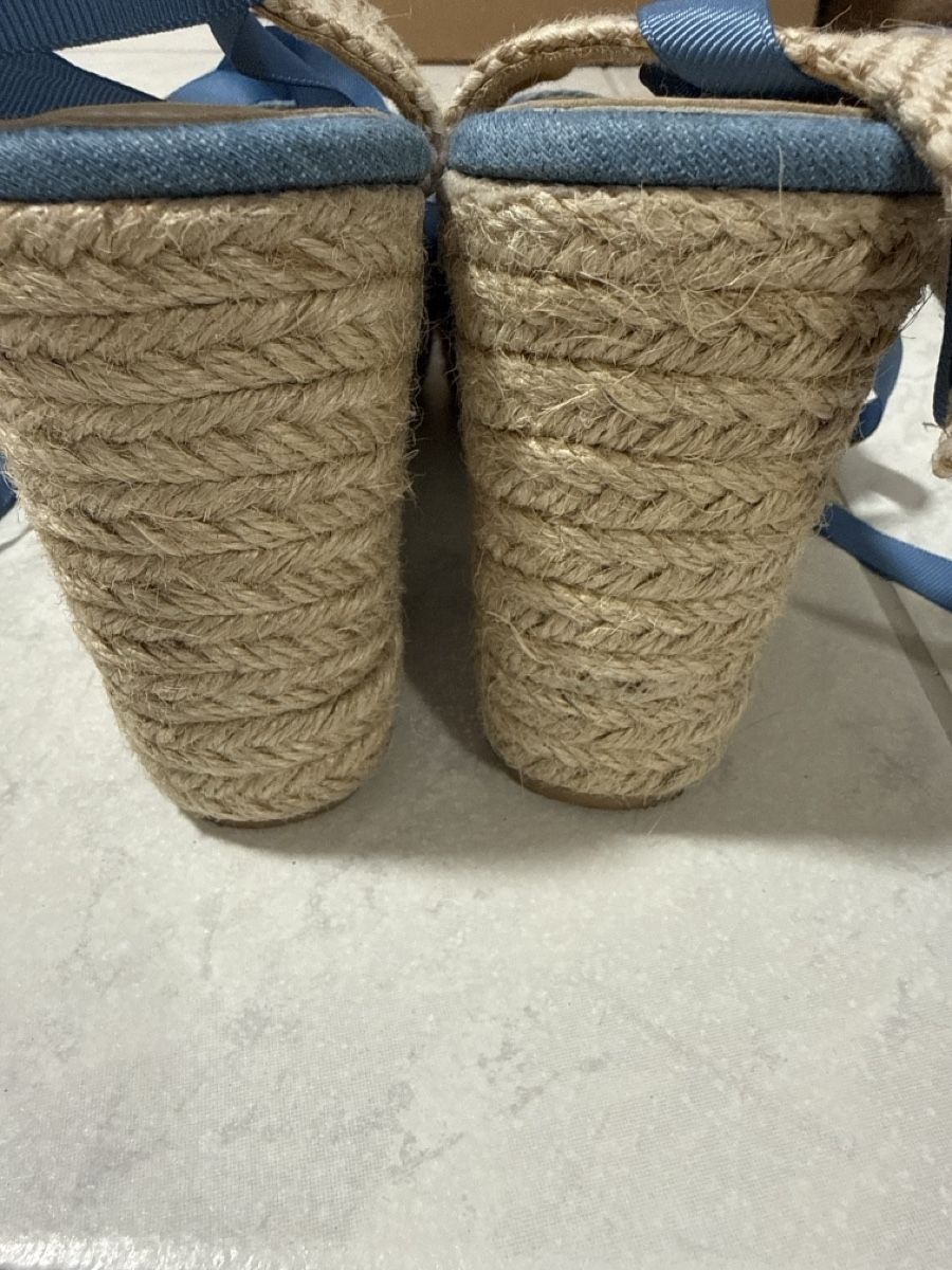 Damenschuhe: Denim Blue Espadrille Sandals - Summer Ready, Size 40 – Gebraucht aus Effretikon von lio_gjr8 2