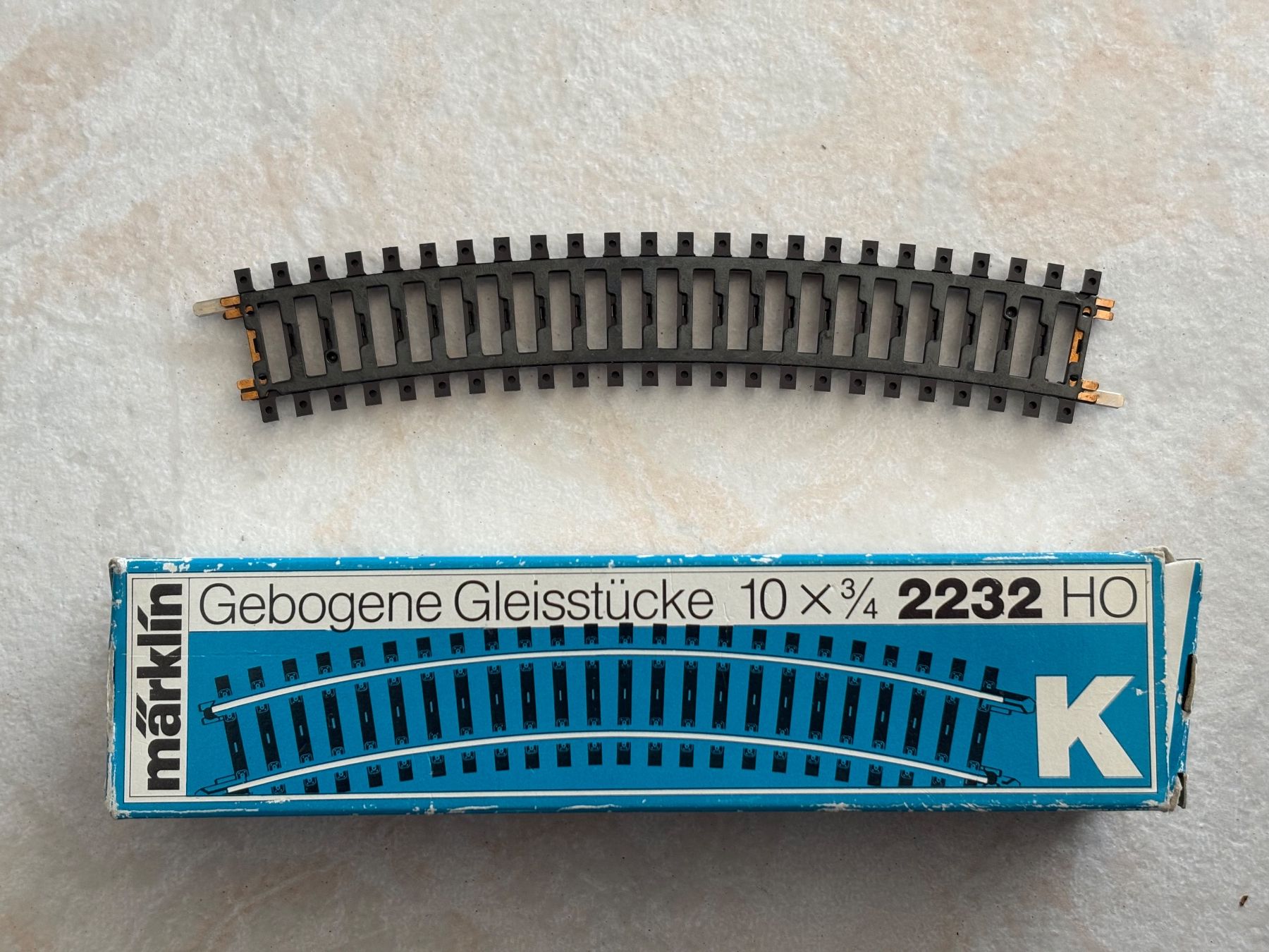 Märklin Modellini di ferrovie: Marklin 2232 gleis K – Nuovo (secondo la descrizione) da Hauterive NE venduto da eriamch 1