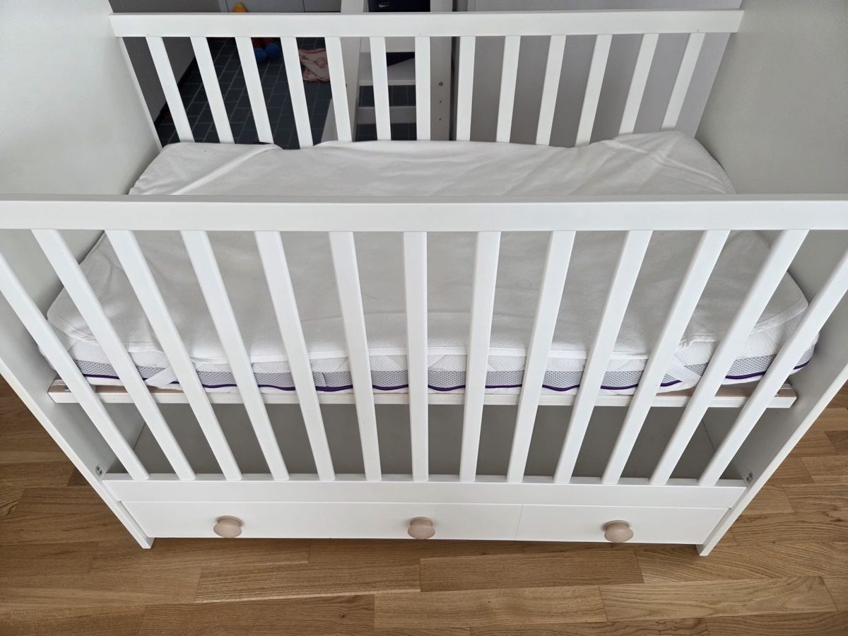 Letti: Ikea Gonatt Babybett mit Schubfach – Usato da Cham venduto da Sandro-G
