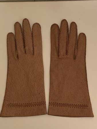 Elegante Damen Lederhandschuhe Gr. 7,5