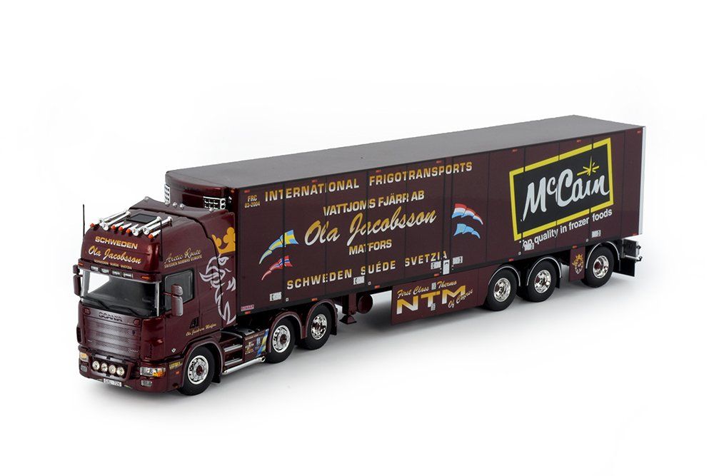 Tekno Kit di modellismo & Modellini statici: Tekno 80770 Scania Olaf Jacobson – Nuovo e nell'imballaggio originale da Dagmersellen venduto da FBM-Bacheli