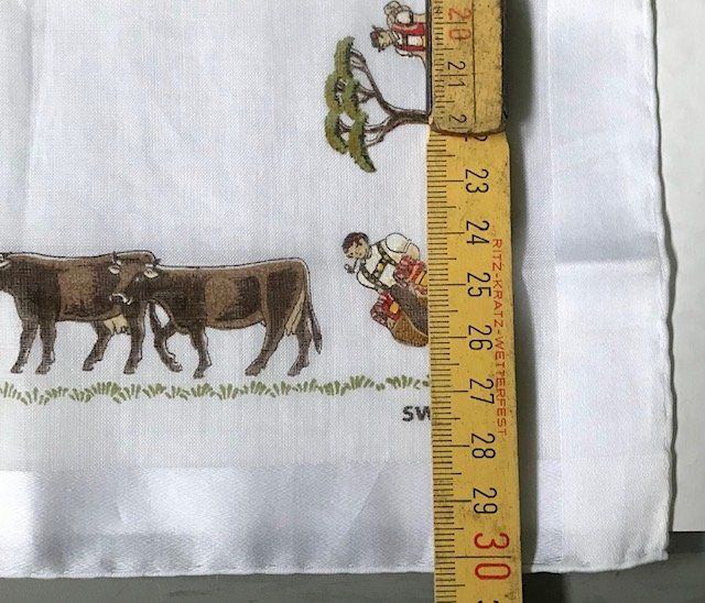 Swissair Altro in  Abbigliamento & Accessori: Taschentuch Swissair mit Alpfahrt – Usato da Zürich venduto da gigimai67 2