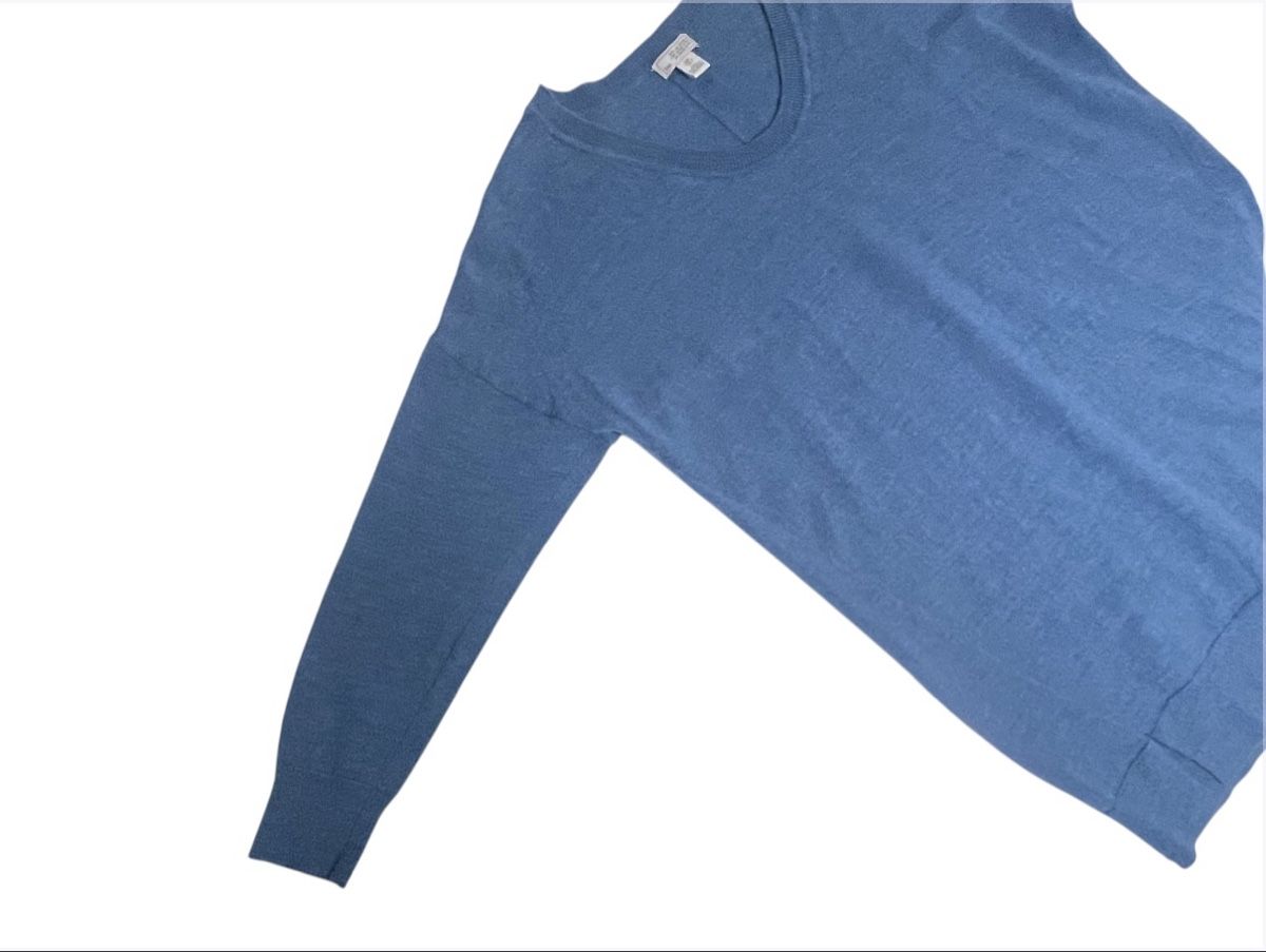 Gap Pullover & Sweatshirts: GAP Merino Wolle V-Neck Pullover, Grösse S, Damen - Blau – Gebraucht aus Luzern von woti-shop 7