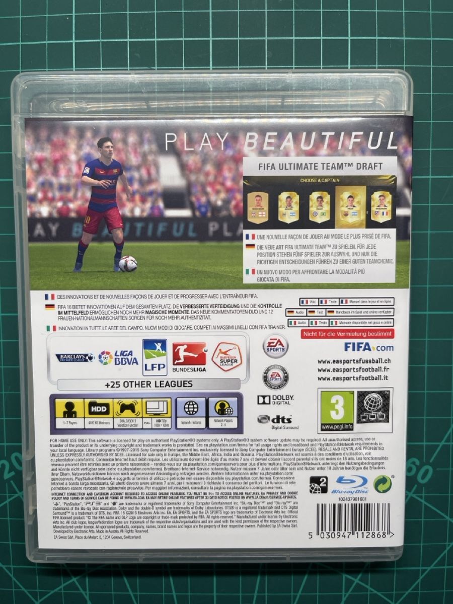 Sony Giochi: FIFA 16 Spiel Sony PlayStation 3 – Usato da Killwangen venduto da cherubim13 1